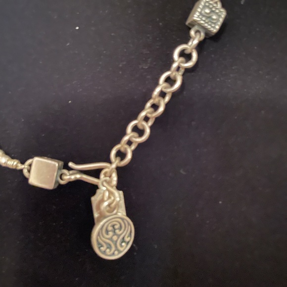 - Sterling Silver TRES JOLIE Designer Gemstone Necklace - Picture 6 of 9